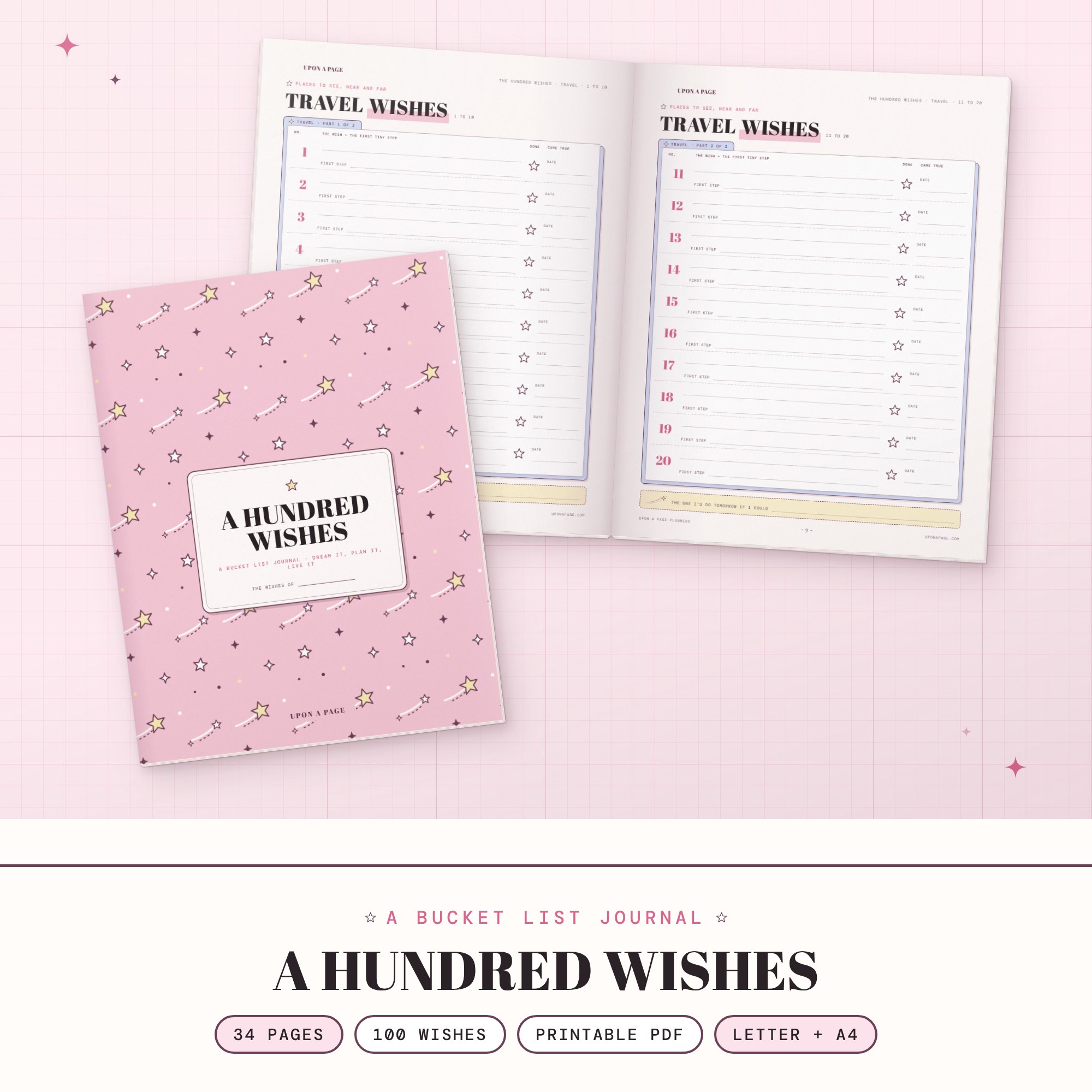 A Hundred Wishes Bucket List Journal — photo 1