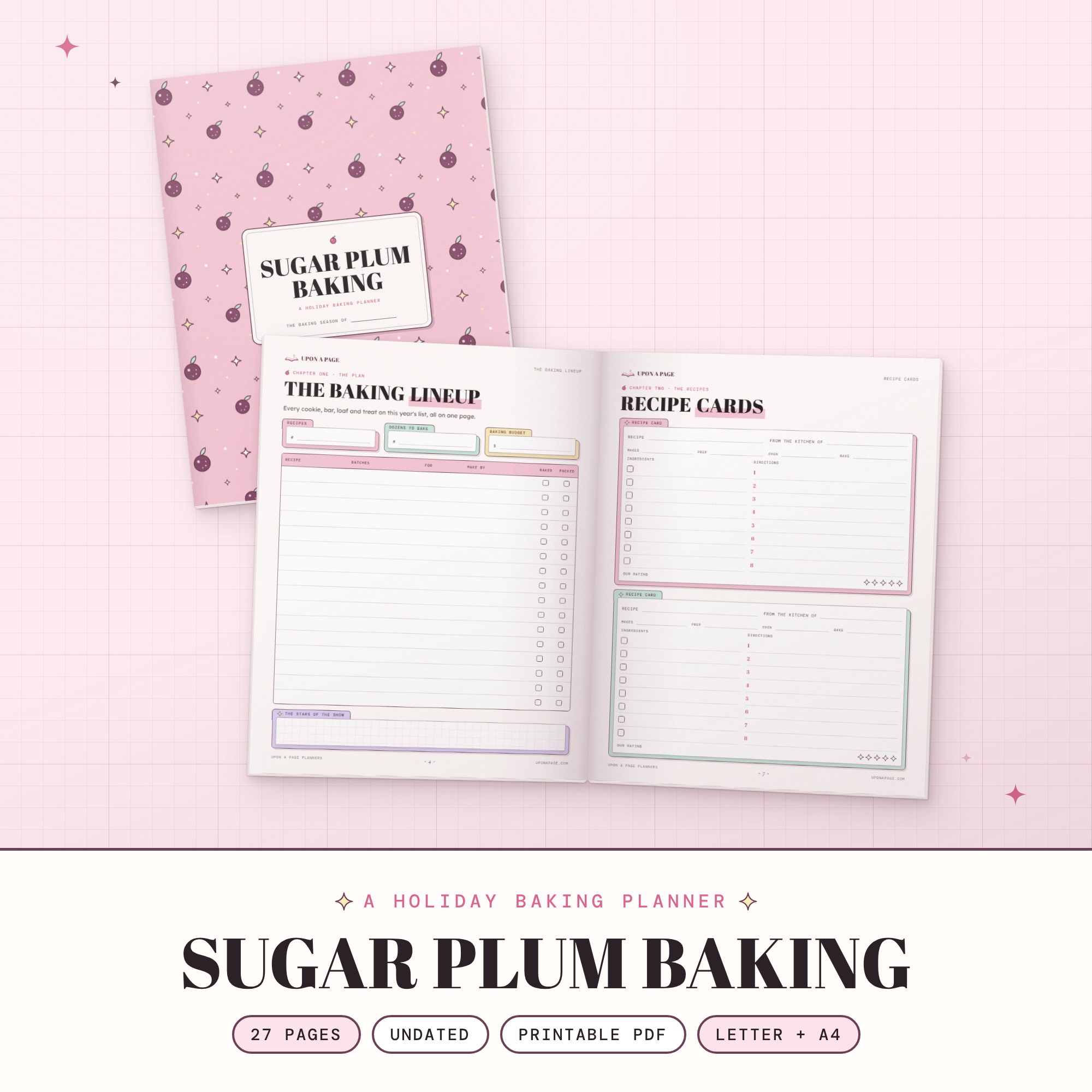 The Sugar Plum Baking Planner — photo 1